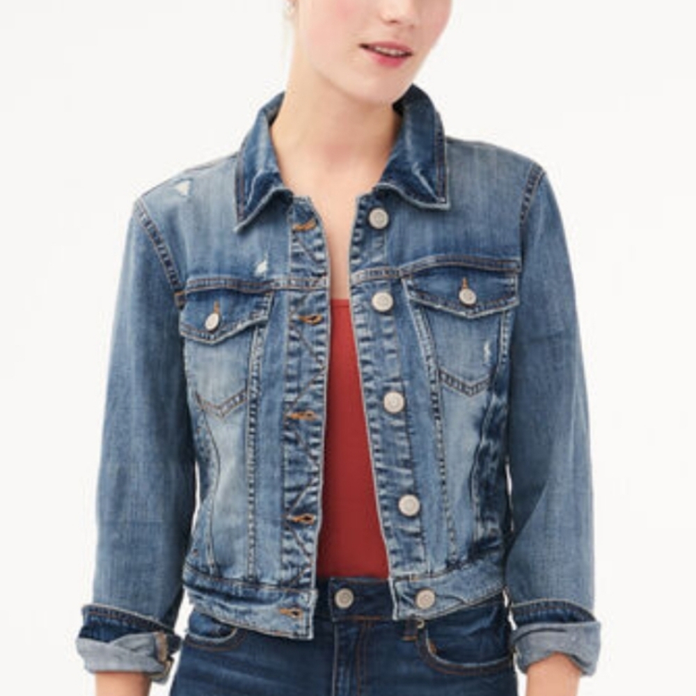 Aeropastale Jean Jacket Medium Wash